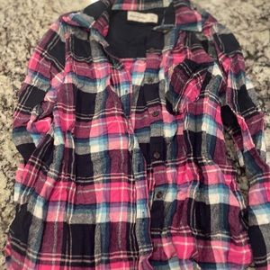 Abercrombie Kids flannel shirt, size 11/12